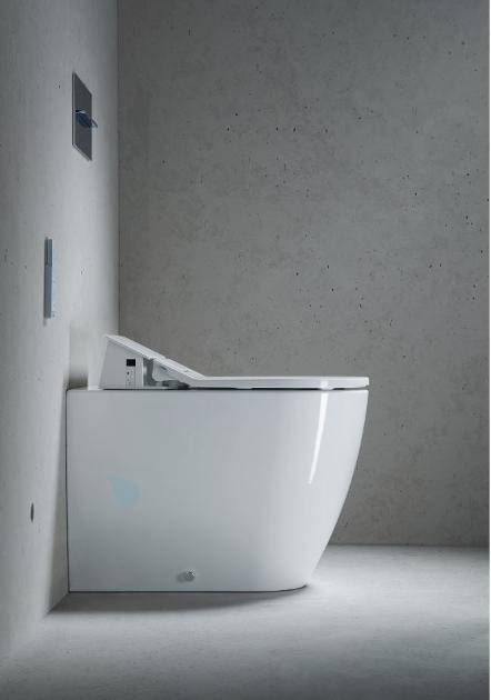 Duravit SensoWash Slim - SensoWash Slim douchetoiletzitting, SoftClose, alpine wit 611200002304300