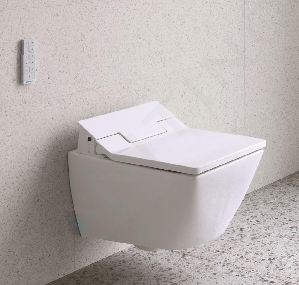 Duravit SensoWash Slim - Elektronické bidetové sedátko, softclose, bílá 611600002304300