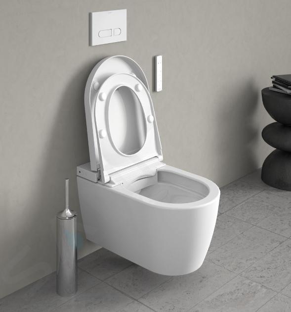 SensoWash Starck e : le WC douche innovant, abattant douche innovant