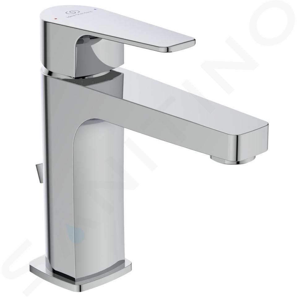 Ideal Standard Cerafine D - Miscelatore da lavabo, con sistema di scarico, cromo BC491AA