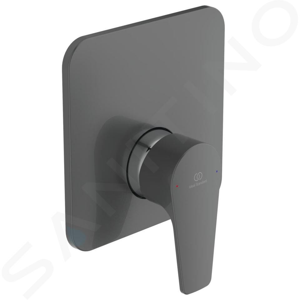 Ideal Standard Cerafine D - Grifo de ducha empotrado con cuerpo, cromo/gris perla A7188U8