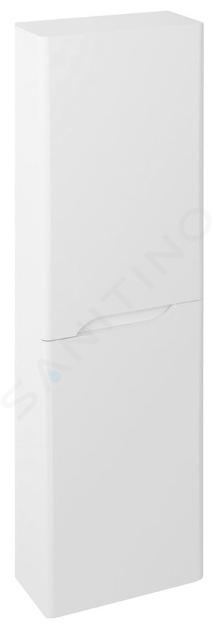 Sapho Mediena - Armoire haute 40x140x20 cm, blanc mat/blanc mat MD450