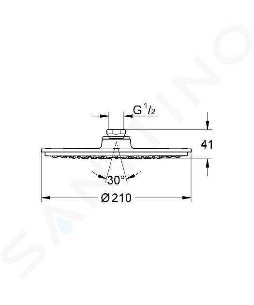 Grohe Rainshower Alcachofa 28368000 / Grohe Brazo de Ducha 28576000