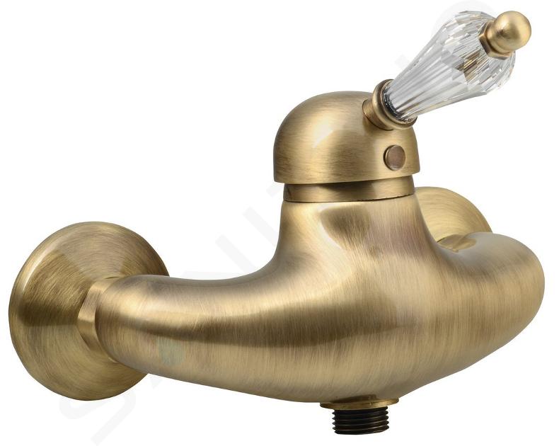 Sapho Kirké - Mitigeur de douche, manette cristal, bronze KI11KB