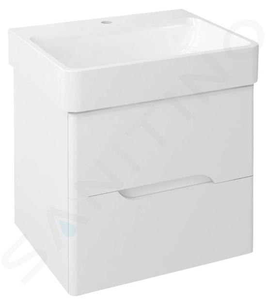 Sapho Mediena - Meuble lavabo 560x510x485 mm, blanc mat MD060