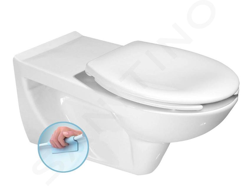 Sapho Etiuda - Hangend toilet barrièrevrij, wit K670-002