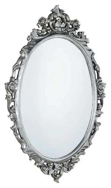 Sapho - Miroir Desna dans un cadre, 80x100 cm, argenté IN344