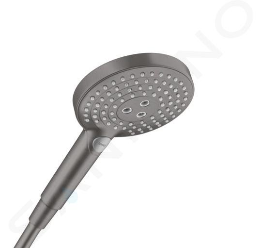 Hansgrohe Raindance Select S - Pară duș 120, 3 jeturi, crom negru periat 26530340