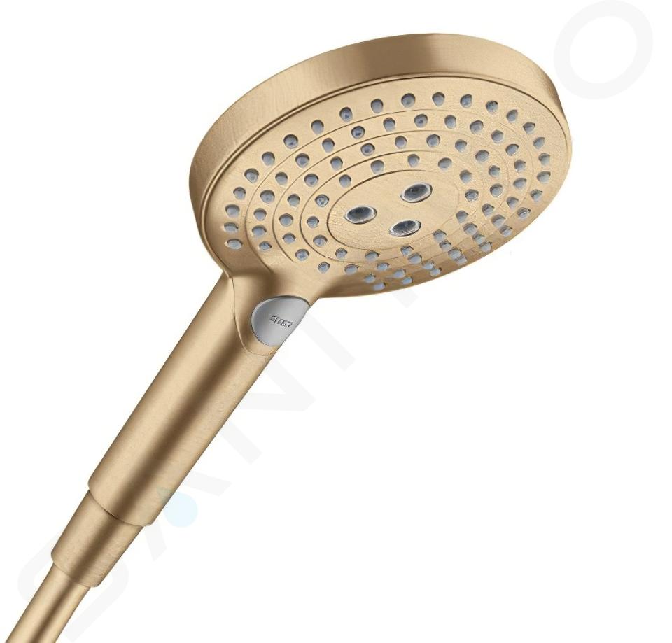 Hansgrohe Raindance Select S - Doccetta 120, 3 getti, EcoSmart, bronzo spazzolato 26531140