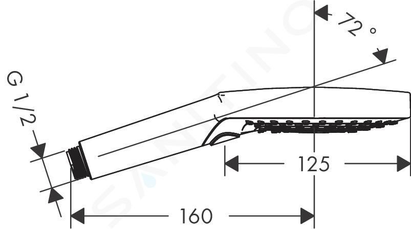 Douchette Raindance Select S 120 3 Jets chromé