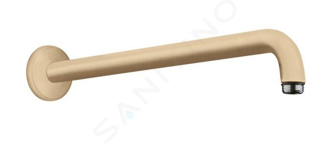 Hansgrohe Aktiva - Brazo de ducha 389 mm, bronce cepillado 27413140