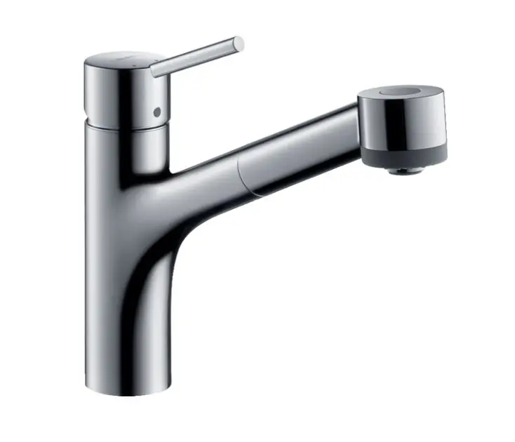 Hansgrohe Talis M52 - Grifo de fregadero Talis con ducha extraíble, EcoSmart, cromo 32845000