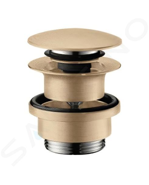 Hansgrohe Seturi de scurgere - Set de scurgere Push-Open pentru baterii de lavoar și bideu, bronz periat 50100140