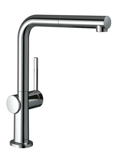 Hansgrohe M54 - Mitigeur d'évier Talis avec bec extractible, sBox, chrome 72809000