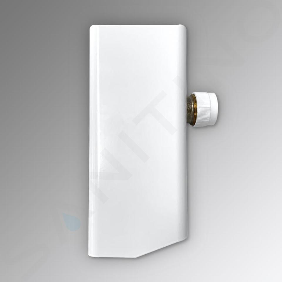 Zehnder Accessoires - Raccord de connexion Yucca, avec capuchon long, blanc 976031