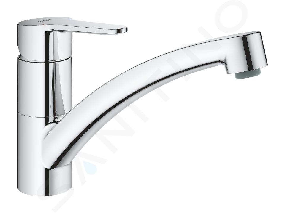 Grohe Kit Evier cuisine K400 à encastrer 1160x500mm Acier inoxydable +  Mitigeur semi-pro Concetto douchette 2 jets ( (31587SD0-SET1)