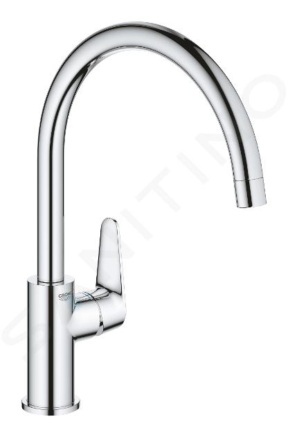 Grohe BauCurve - Baterie chiuvetă, crom 31536001