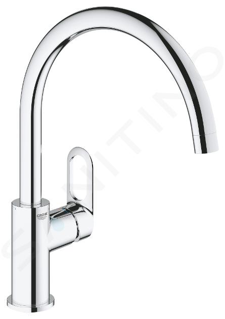 Grohe BauFlow - Baterie chiuvetă, crom 31538001