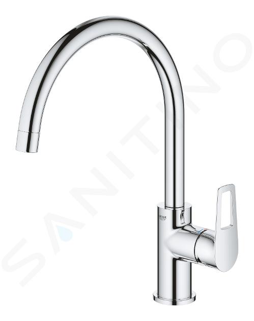 Grohe BauLoop - Mitigeur d'évier, chrome 31368000