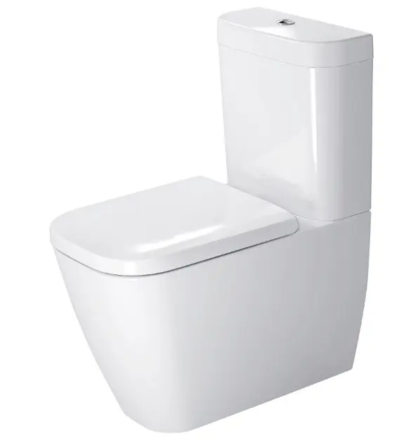 Levně Duravit Happy D.2 - WC kombi mísa, Vario odpad, s HygieneGlaze, bílá 2134092000