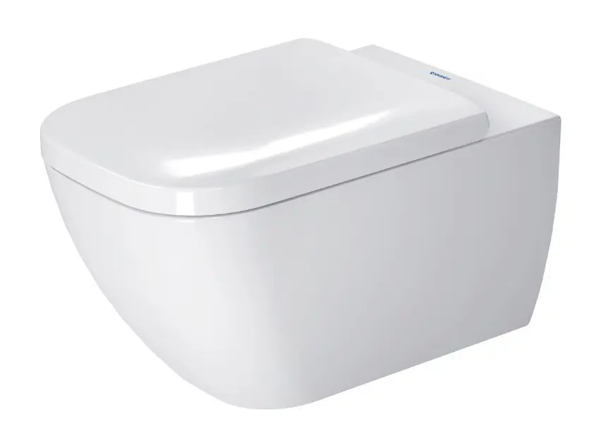 Levně Duravit Happy D.2 - Závěsné WC, s HygieneGlaze, bílá 2221092000