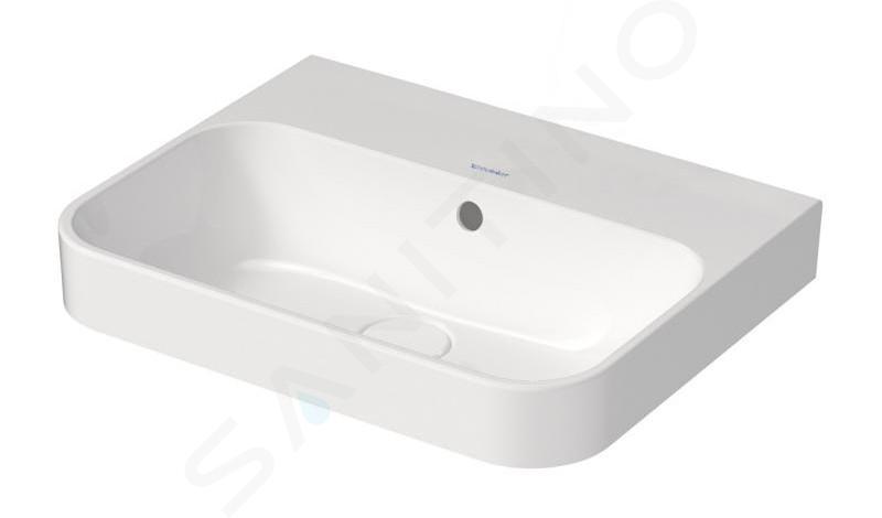 Duravit Happy D.2 Plus - Umyvadlo na desku, 50x40 cm, bílá 2360500060