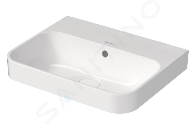 Duravit Happy D.2 Plus - Zlew nablatowy 600x460 mm, biały 2360600060