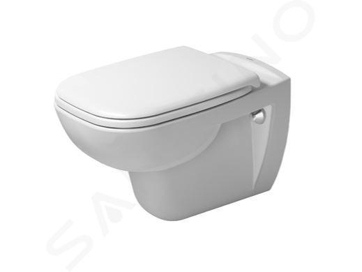 Duravit D-Code - Toaletă suspendată cu capac SoftClose, alb 45350900A1