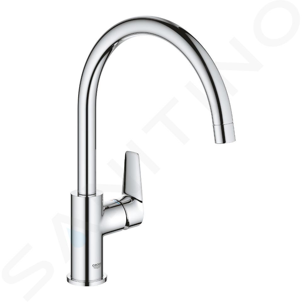 Grohe BauEdge - Miscelatore da lavello, cromo 31367001