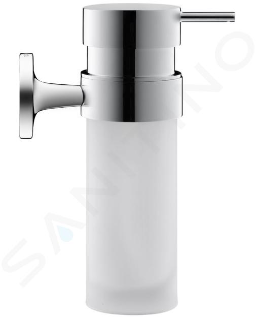 Duravit Starck T - Distributeur de savon avec support, chrome/verre dépoli 0099351000