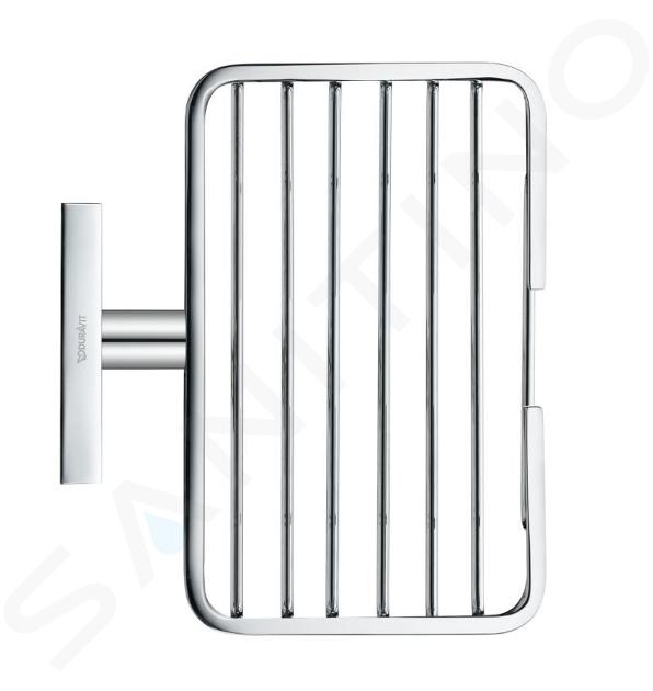 Duravit Karree - Mydlovnička drôtená s držiakom, chróm 0099531000