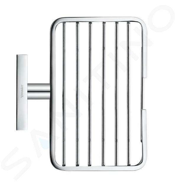 Duravit Karree - Porte-savon avec support, chrome 0099531000