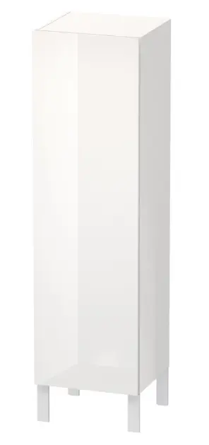 Duravit L-Cube - Skříňka vysoká 1320x400x363 mm, levá, lesklá bílá LC1178L2222