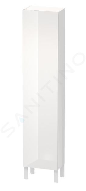 Duravit L-Cube - Armadietto alto 176x40x24 cm, sx, bianco lucido LC1170L2222