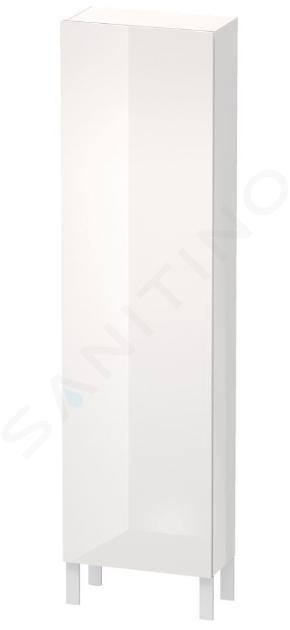 Duravit L-Cube - Skrinka vysoká 176x50x24 cm, ľavá, lesklá biela LC1171L2222