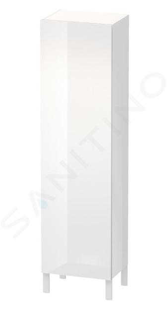 Duravit L-Cube - Skrinka vysoká 176x50x36 cm, ľavá, lesklá biela LC1181L2222