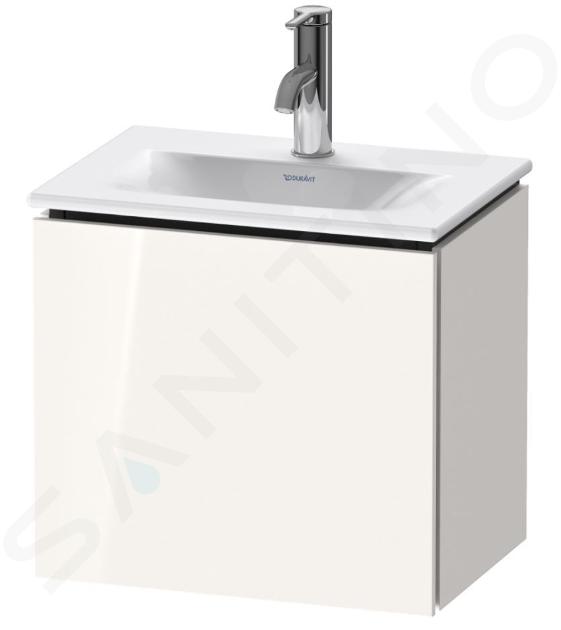 Duravit L-Cube - Umyvadlová skříňka 400x440x311 mm, levá, 1 dvířka, lesklá bílá LC6133L2222