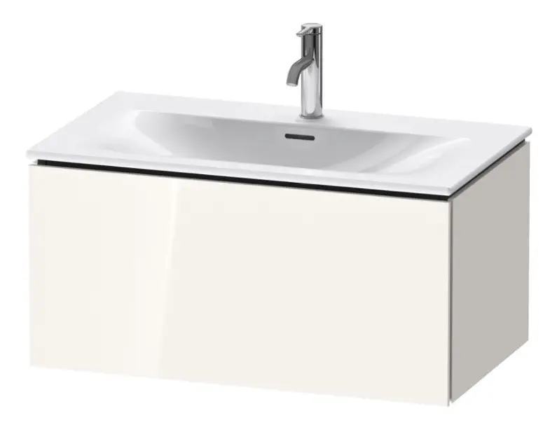 Duravit L-Cube - Umývadlová skrinka 400x820x481 mm, 1 zásuvka, lesklá biela LC613702222