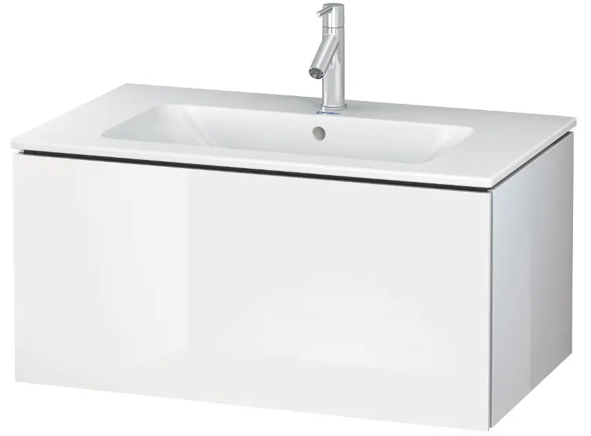 Duravit L-Cube - Waschtischunterschrank 400x820x481 mm, 1 Auszug, weiß glänzend LC614102222