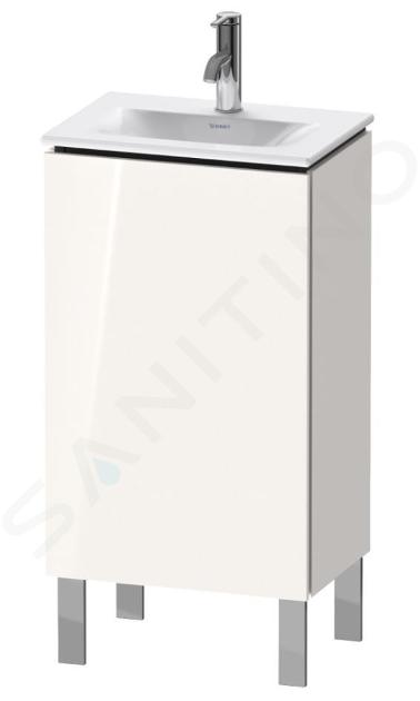 Duravit L-Cube - Umyvadlová skříňka 856x440x311 mm, levá, 1 dvířka, lesklá bílá LC6580L2222