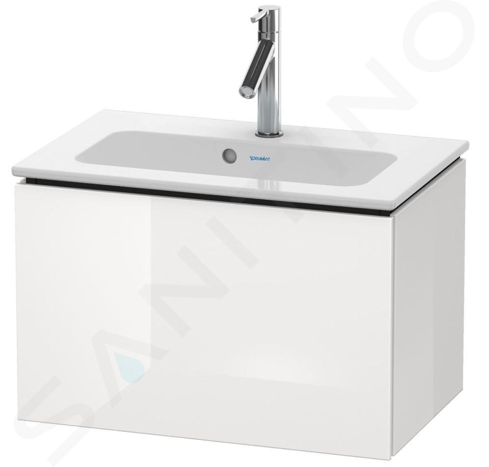 Duravit L-Cube - Szafka podumywalkowa Compact, 40x62x39 cm, 1 szuflada, biały połysk LC615602222