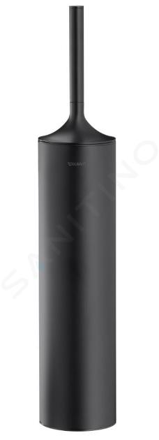 Duravit Starck T - Escobilla para WC de pie, mate negro 0099454600