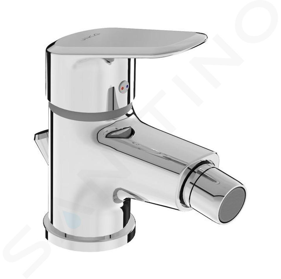 Jika Talas Trendy - Miscelatore per bidet, con sistema di scarico, cromo H3412E10041171