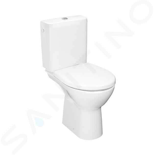 Jika Lyra plus - Set WC combiné avec réservoir de chasse, évacuation horizontale, Rimless, blanc H8273860002801