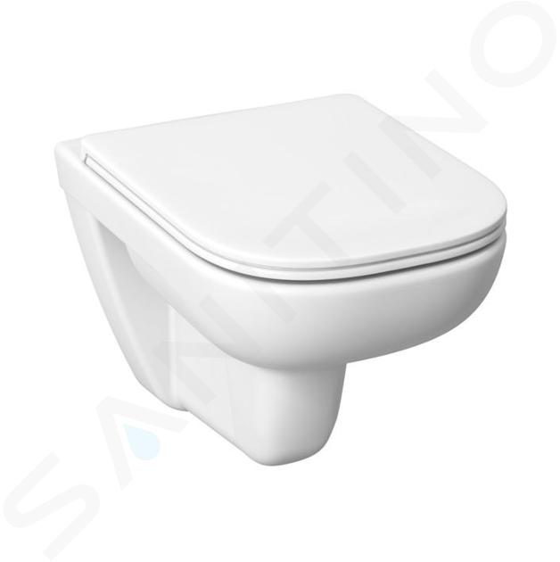 Jika Deep - Závěsné WC, Rimless, Dual Flush, bílá H8206140000001