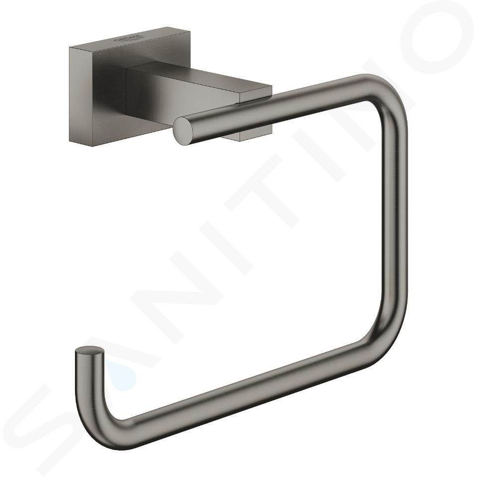 Grohe Essentials Cube - Držák toaletního papíru, kartáčovaný Hard Graphite 40507AL1