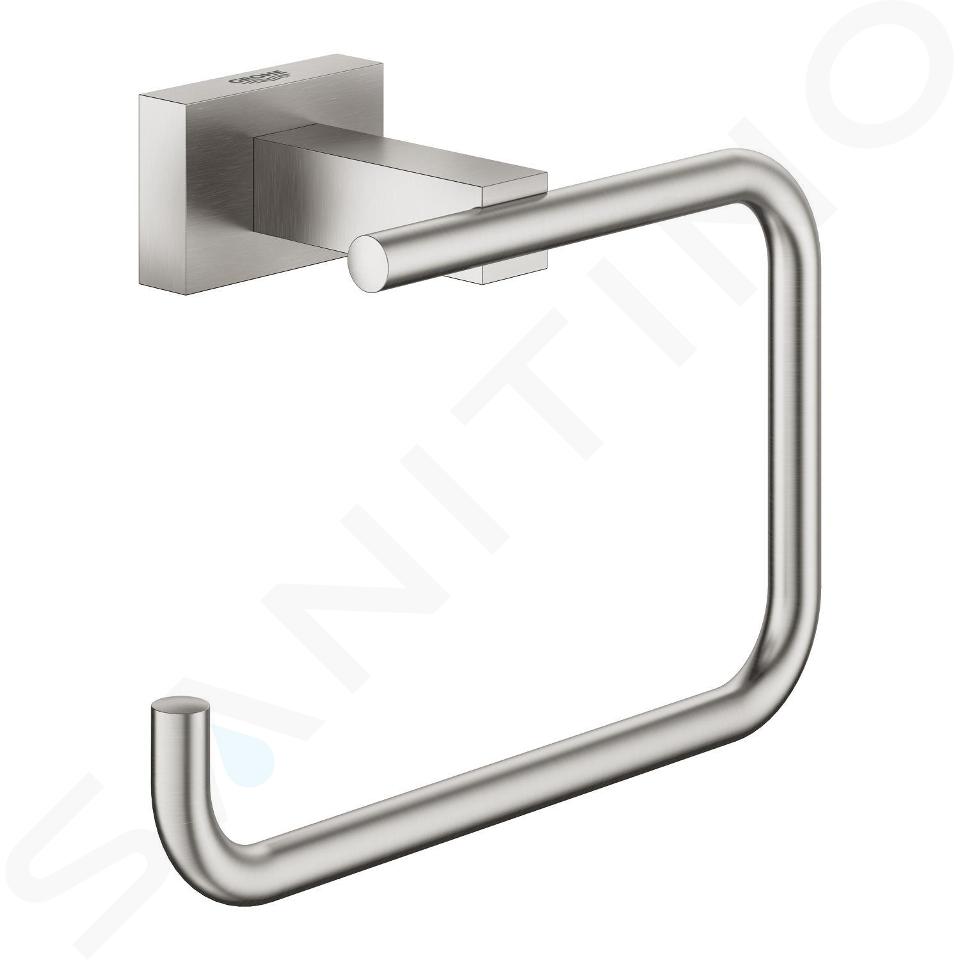 Grohe Essentials Cube - Držiak toaletného papiera, supersteel 40507DC1