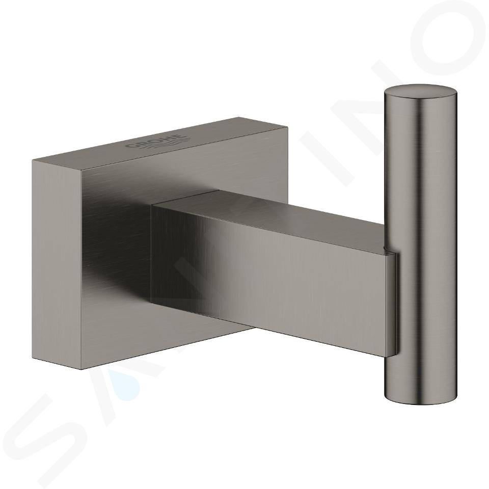 Grohe Essentials Cube - Gancho, Hard Graphite cepillado 40511AL1