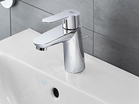 Grifo de lavabo de Grohe monomando eco BauEdge S cromo