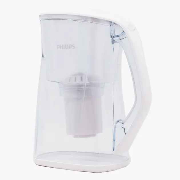 Philips Caraffe filtranti - Caraffa microfiltrante, 1500 ml, con timer,  bianco/trasparente AWP2970/10